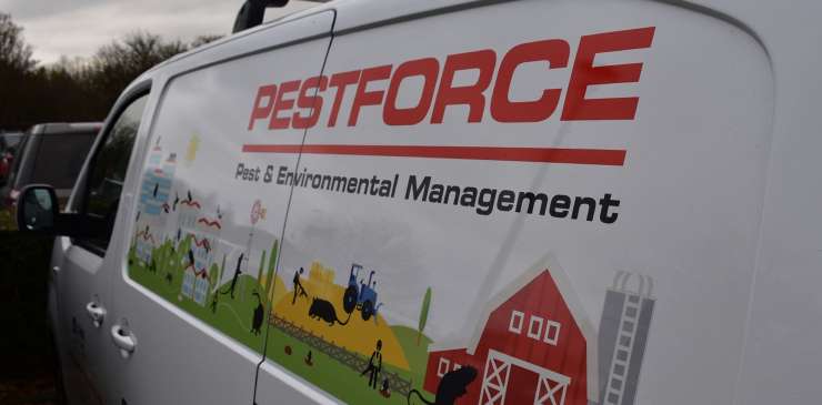 Pestforce franchise vehicle #